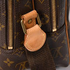 Louis Vuitton Reporter GM Shoulder Bag Monogram Canvas Brown Gold — view 5