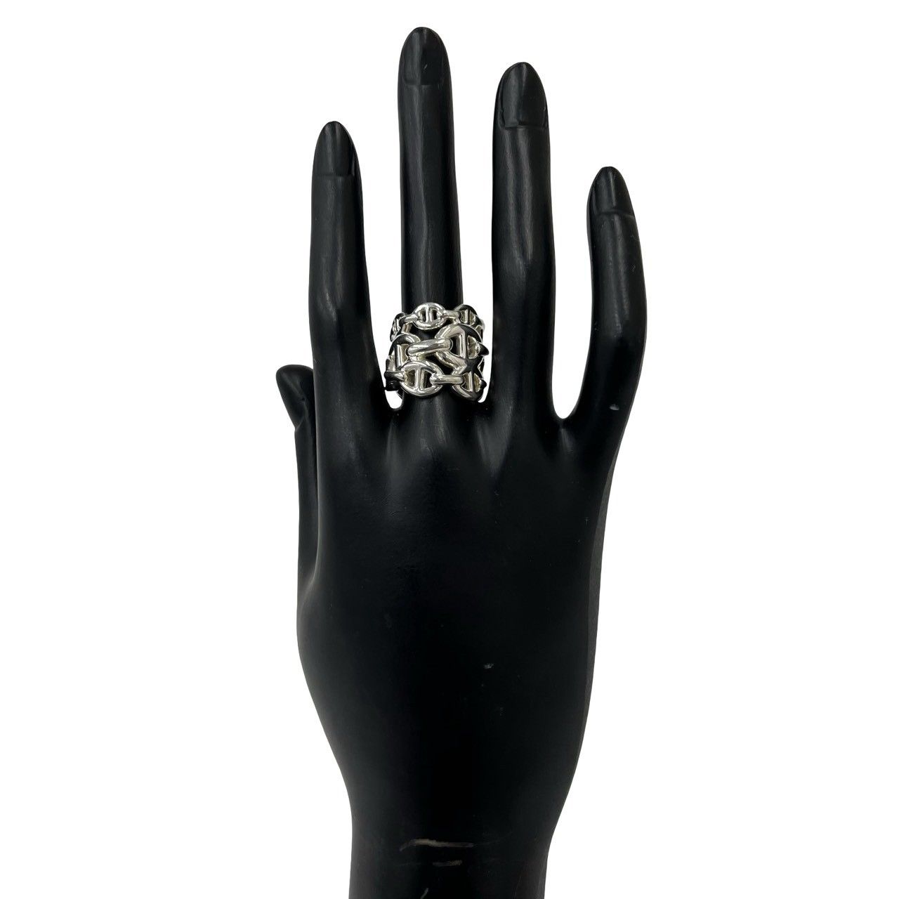 Hermes Ancene GM Ring 925 Sterling Silver — view 2