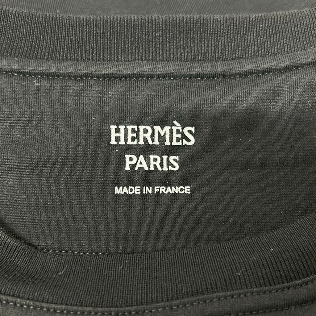 Hermes Short Sleeve T-Shirt Black — view 3