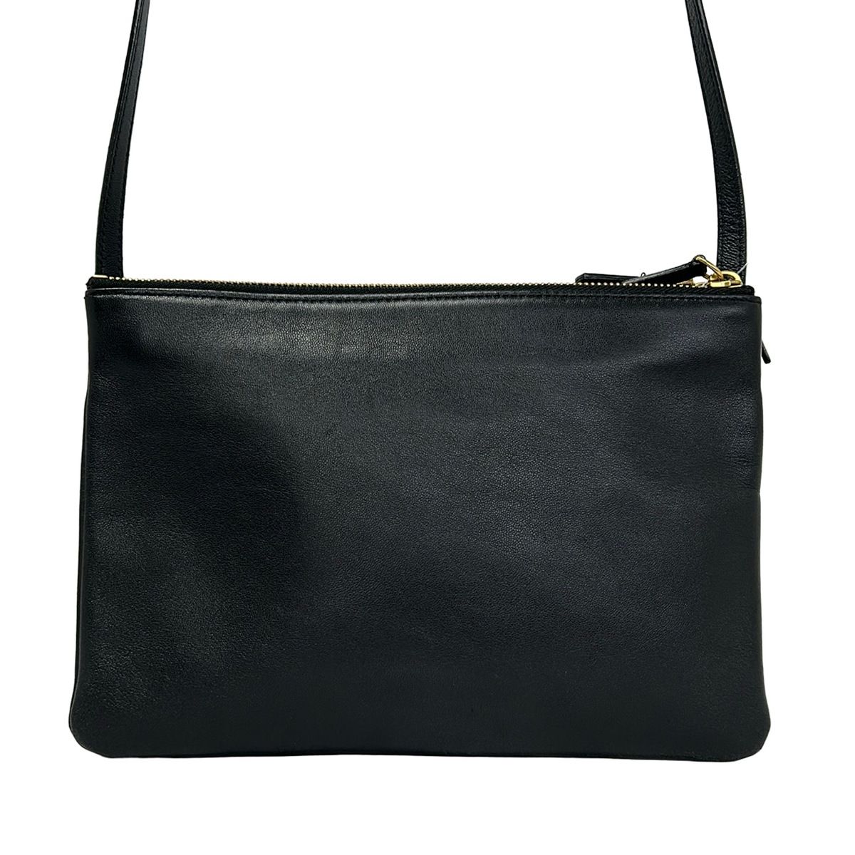 Celine Shoulder Bag Trio Large Black Leather — view 3