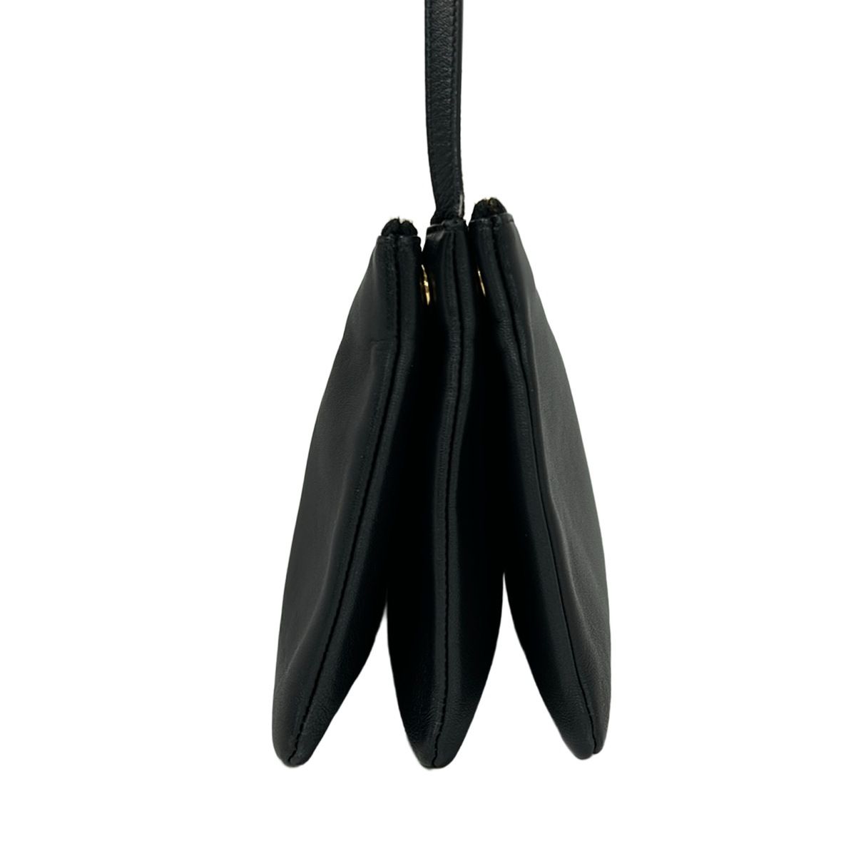 Celine Shoulder Bag Trio Large Black Leather — view 4