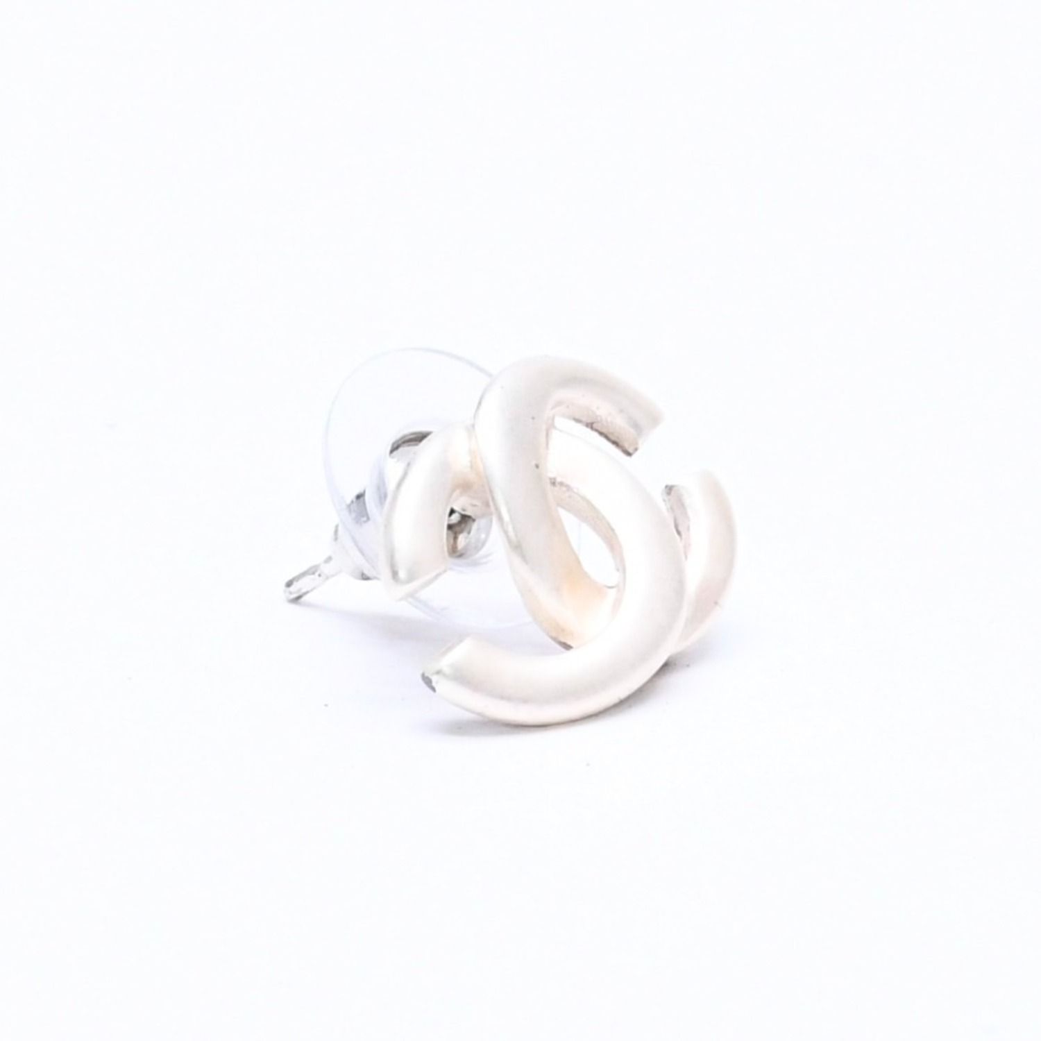 Chanel Earrings 10 Silver — view 4