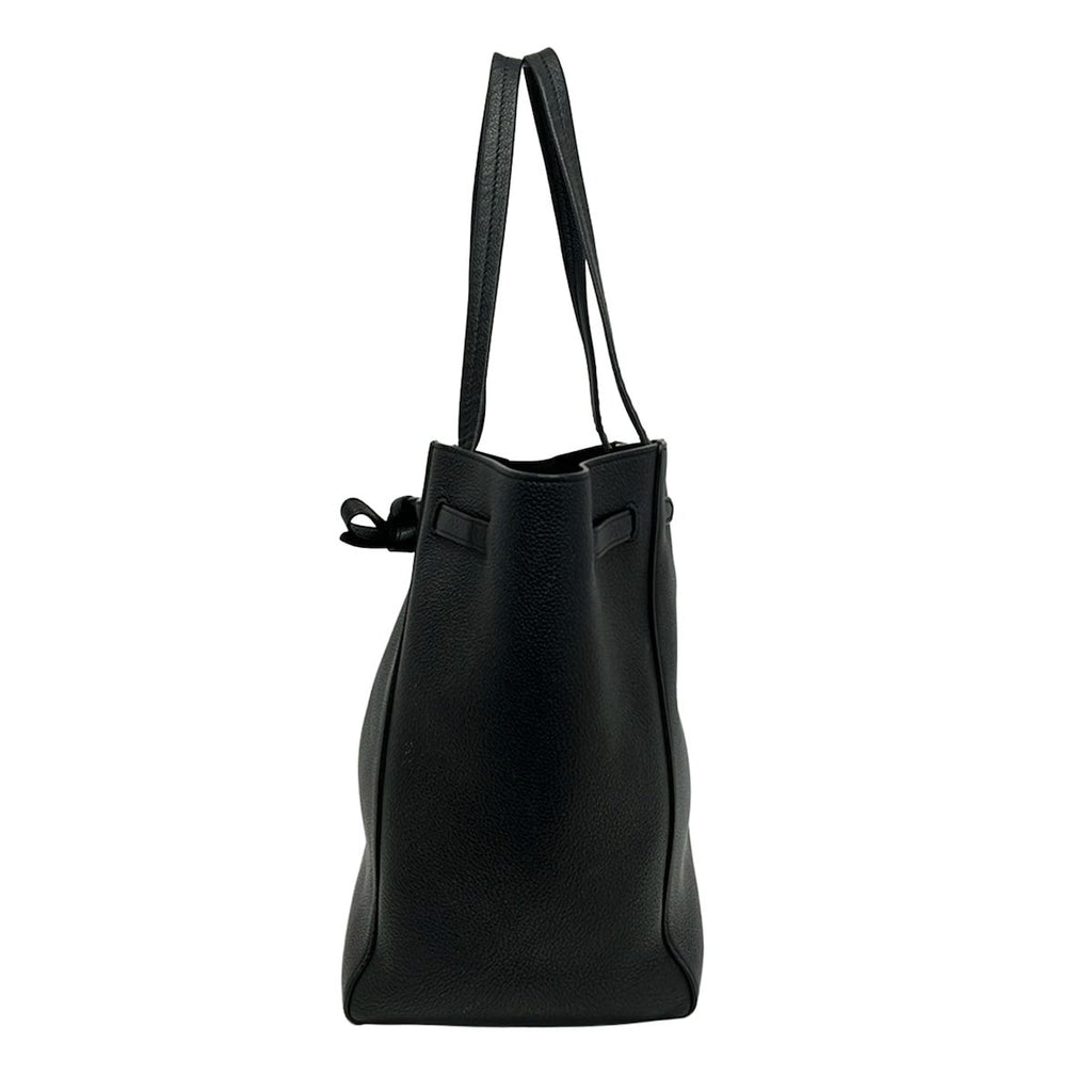 Celine Tote Cabaphantom Small with Belt Black Leather — view 2