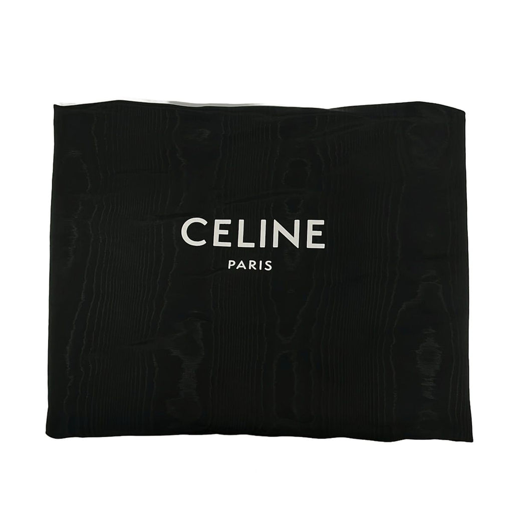 Celine Tote Cabaphantom Small with Belt Black Leather — view 8