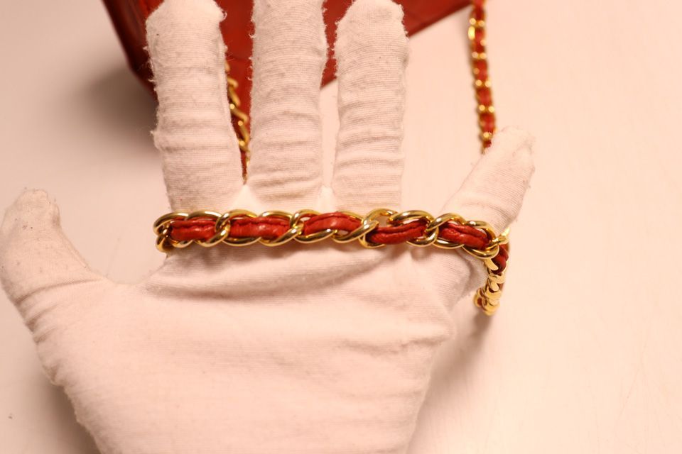 Chanel Quilted Lambskin Chain Shoulder — view 6