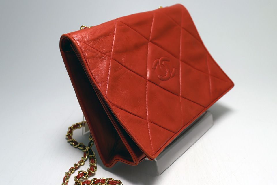 Chanel Quilted Lambskin Chain Shoulder — view 4