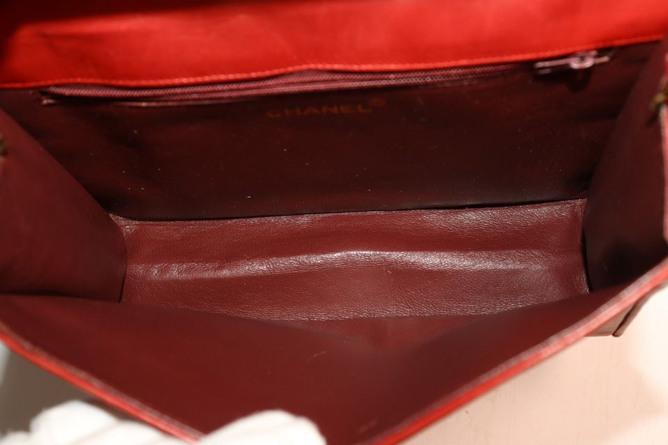Chanel Quilted Lambskin Chain Shoulder — view 7