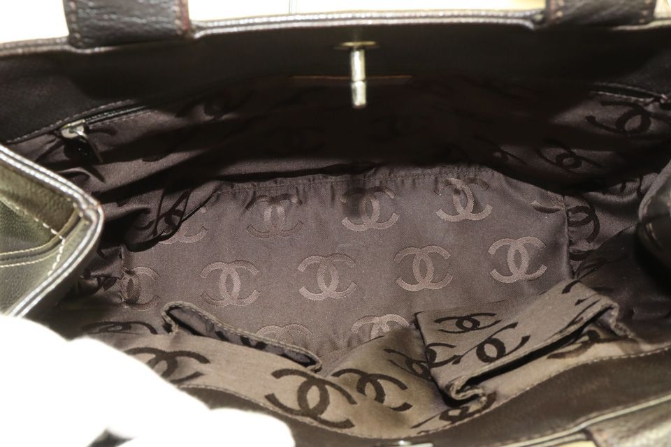 Chanel Caviar Leather Tote — view 7