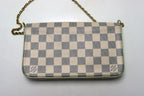 Louis Vuitton Damier Azur Pochette Felicie Chain Wallet Shoulder — view 2