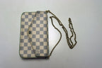 Louis Vuitton Damier Azur Pochette Felicie Chain Wallet Shoulder — view 6