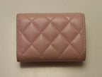 Chanel Caviar Leather Quilted Trifold Wallet — view 2
