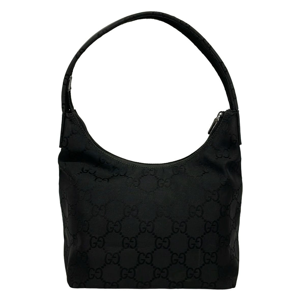 Gucci Shoulder Bag GG Pattern Black Leather — view 3