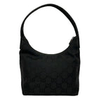 Gucci Shoulder Bag GG Pattern Black Leather — view 3