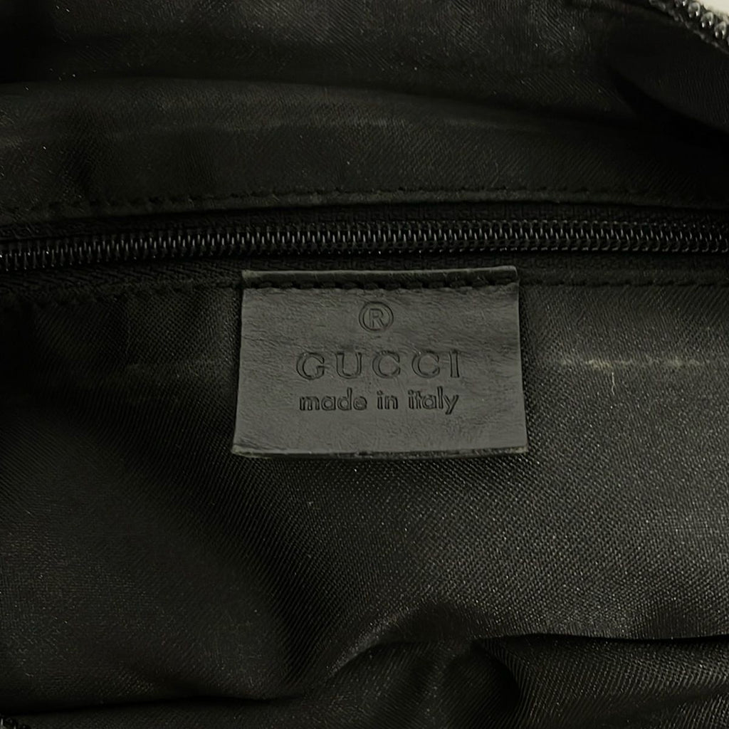 Gucci Shoulder Bag GG Pattern Black Leather — view 9