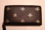 Gucci Bee & Star Leather Zip Around Wallet — view 2