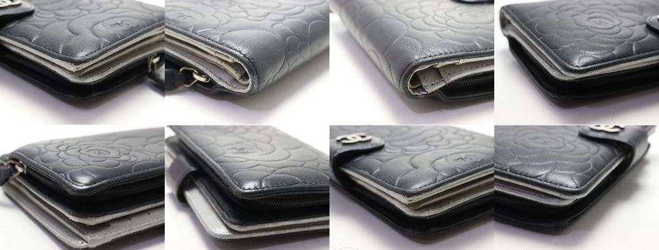 Chanel Camellia Lambskin Bifold Wallet — view 5