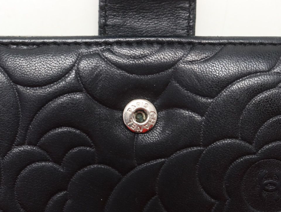 Chanel Camellia Lambskin Bifold Wallet — view 9