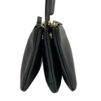 Celine Shoulder Bag Trio Black Crossbody Leather — view 2