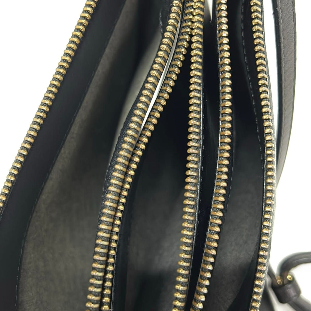 Celine Shoulder Bag Trio Black Crossbody Leather — view 7