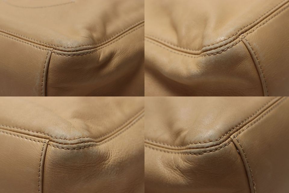 Chanel No 5 CC Logo Leather Tote Shoulder — view 5