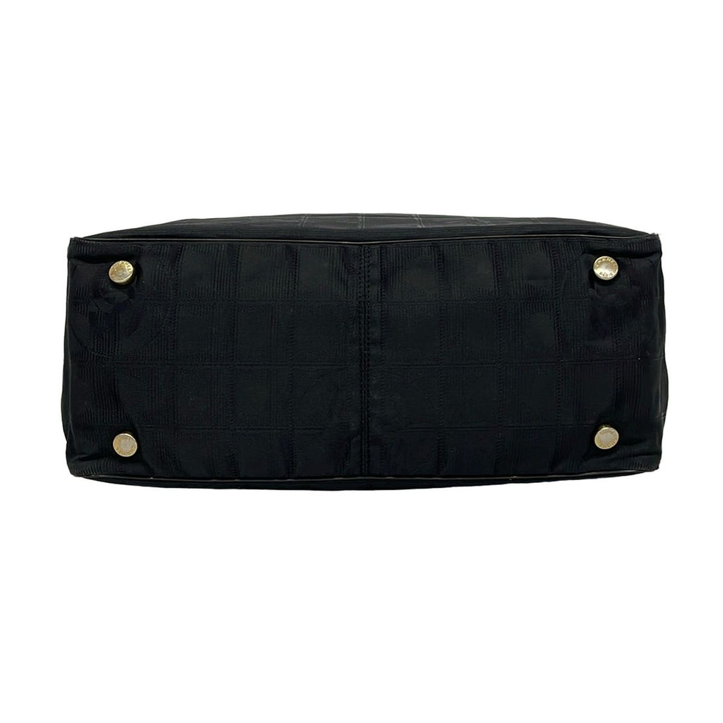 Chanel Tote New Travel Line PM Black Leather — view 5