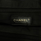 Chanel Tote New Travel Line PM Black Leather — view 9