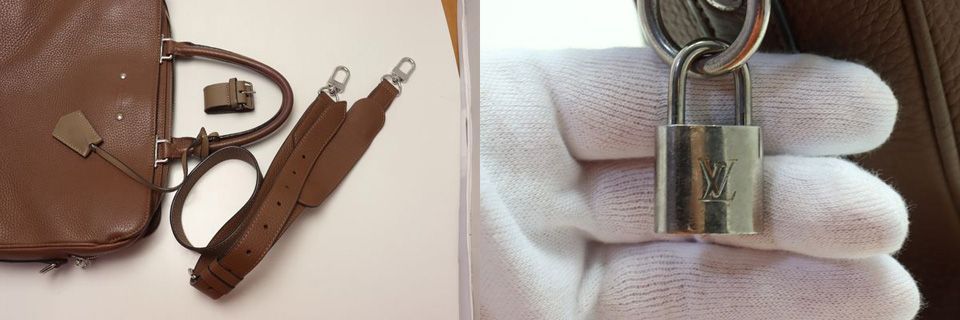 Louis Vuitton Taurillon Alma Briefcase Business — view 8
