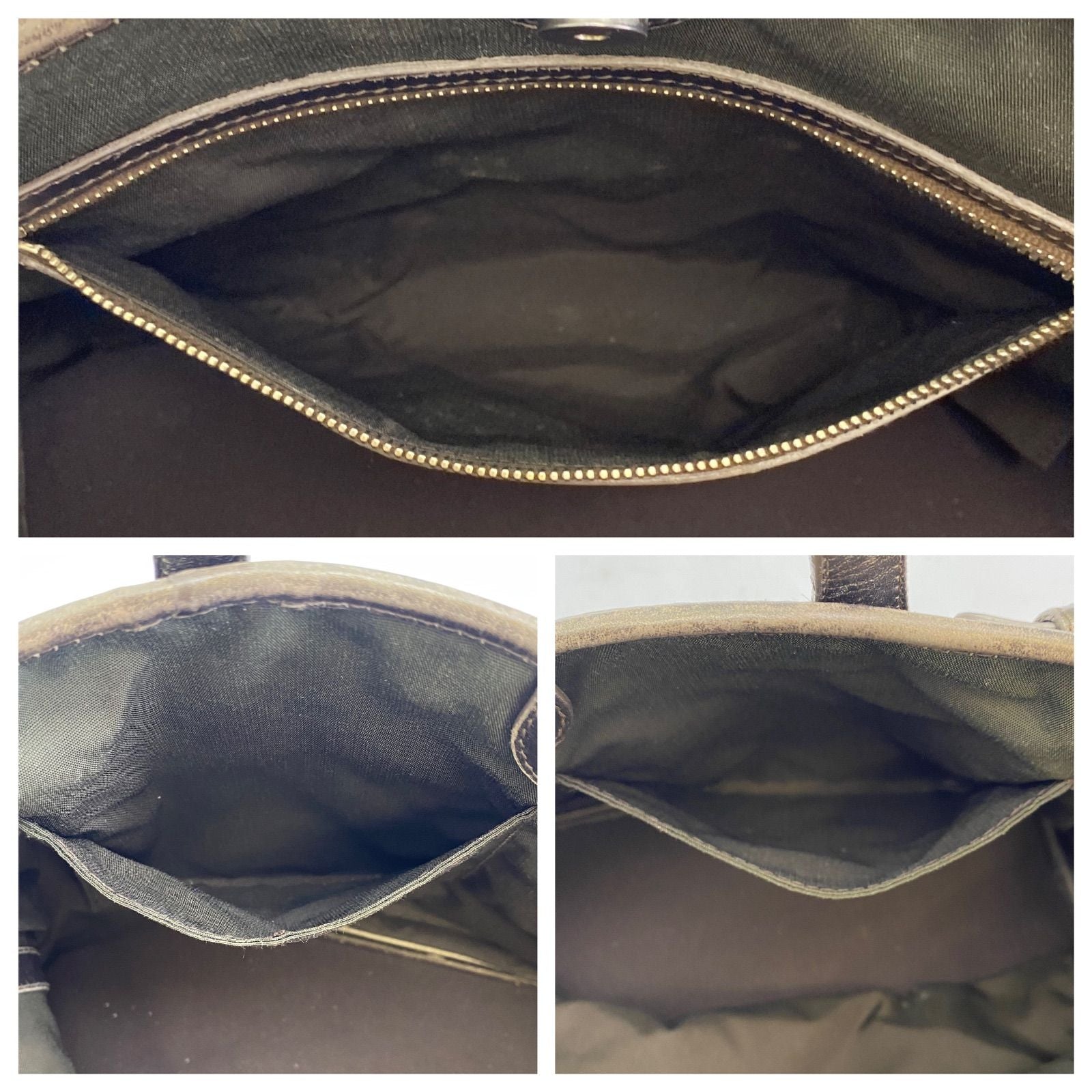 Dior Panarea Tote Cannage Stitch Brown — view 8