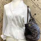 Dior Panarea Tote Cannage Stitch Brown — view 3