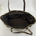 Dior Panarea Tote Cannage Stitch Brown — view 7