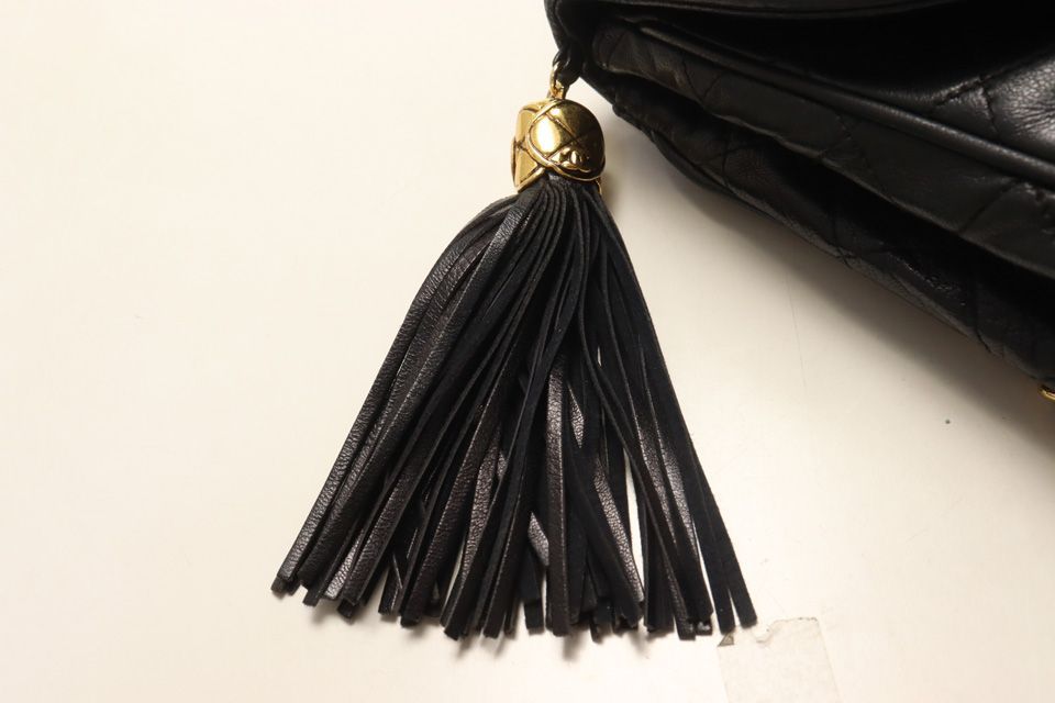 Chanel Quilted Lambskin Chain Shoulder — view 7