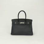 Hermes Birkin 30 Tote Togo Noir Black Silver