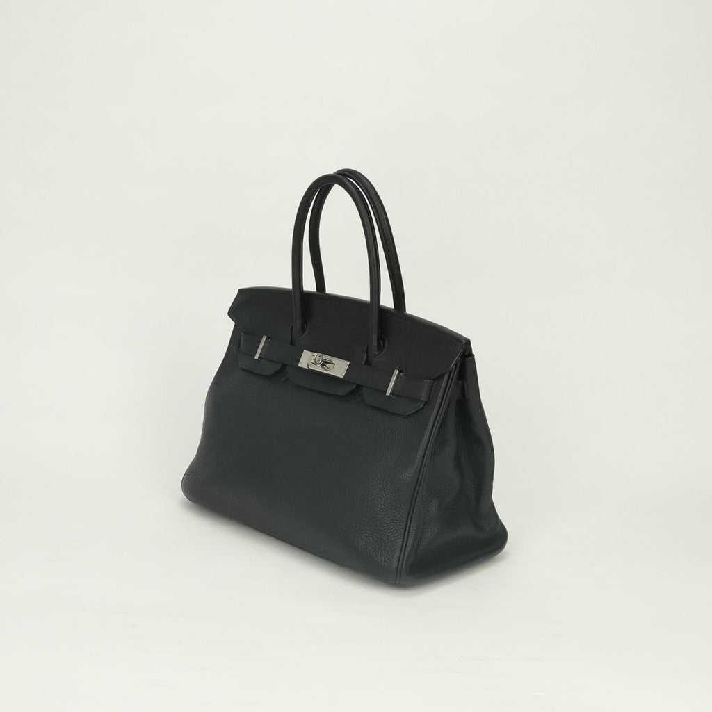 Hermes Birkin 30 Tote Togo Noir Black Silver — view 2