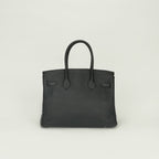 Hermes Birkin 30 Tote Togo Noir Black Silver — view 3