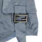 Fendi Cargo Pocket Mini Skirt Trapezoid Zucchini Plate 40 Light Blue — view 5