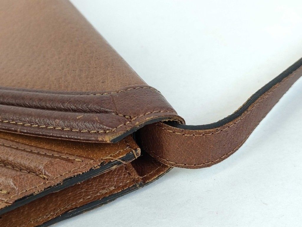 Saint Laurent Shoulder Bag Line Brown Leather — view 5