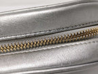 Celine Shoulder Bag C Charm Silver Leather Gold — view 7