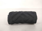 Fendi Pouch Makeuppouch Black Canvas FF Embossed Gold — view 4