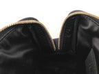 Fendi Pouch Makeuppouch Black Canvas FF Embossed Gold — view 8