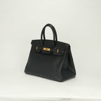 Hermes Birkin 35 Tote Noir Black Gold — view 2