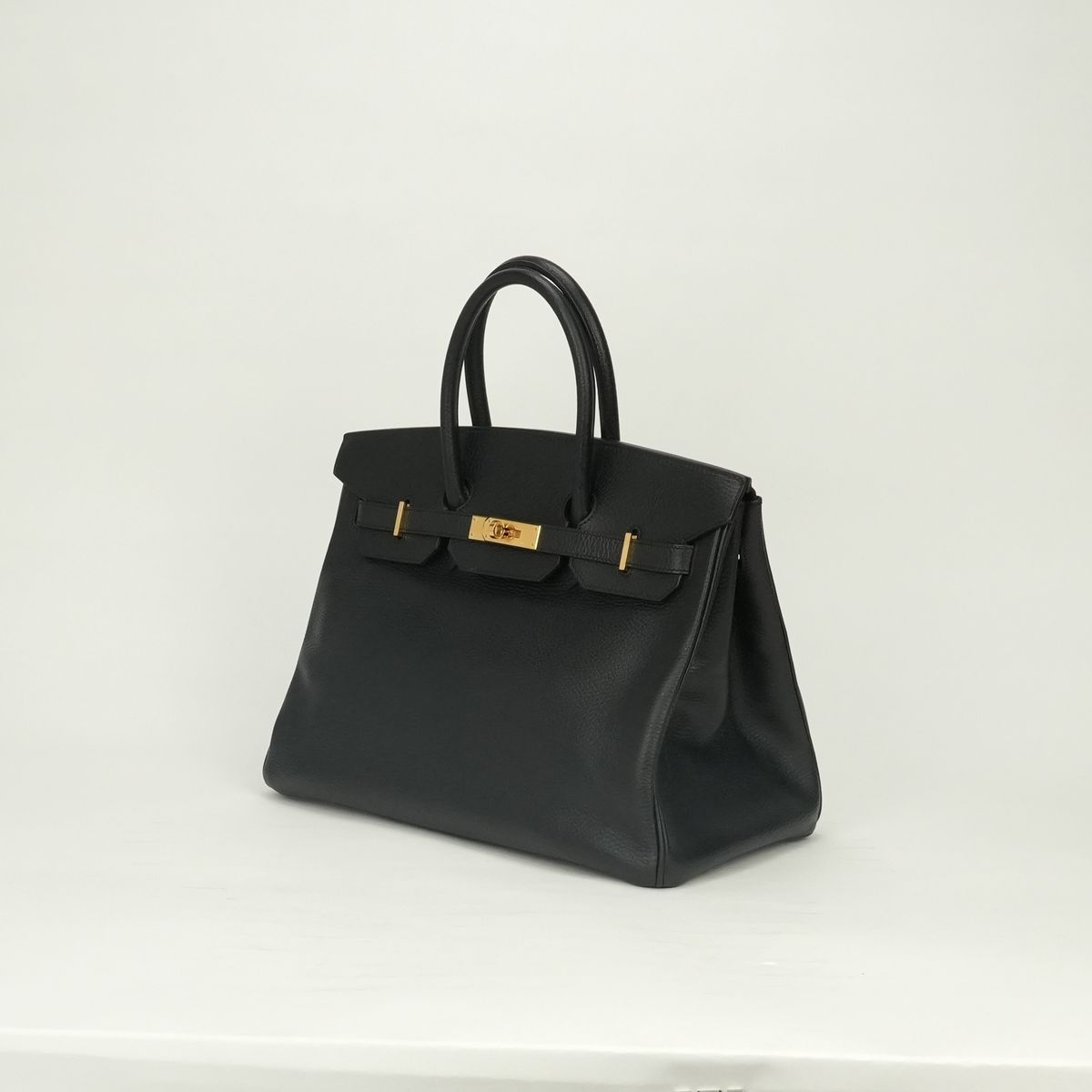 Hermes Birkin 35 Tote Noir Black Gold — view 2