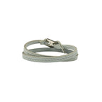 Hermes Bracelet Tillet Leather Light Gray — view 3