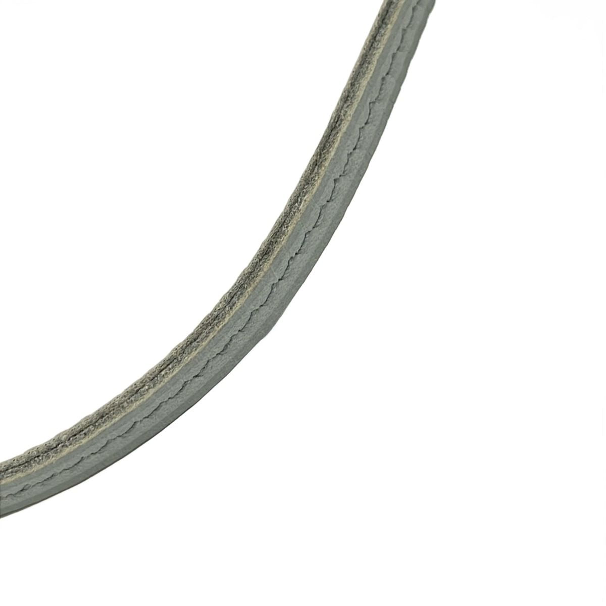 Hermes Bracelet Tillet Leather Light Gray — view 5