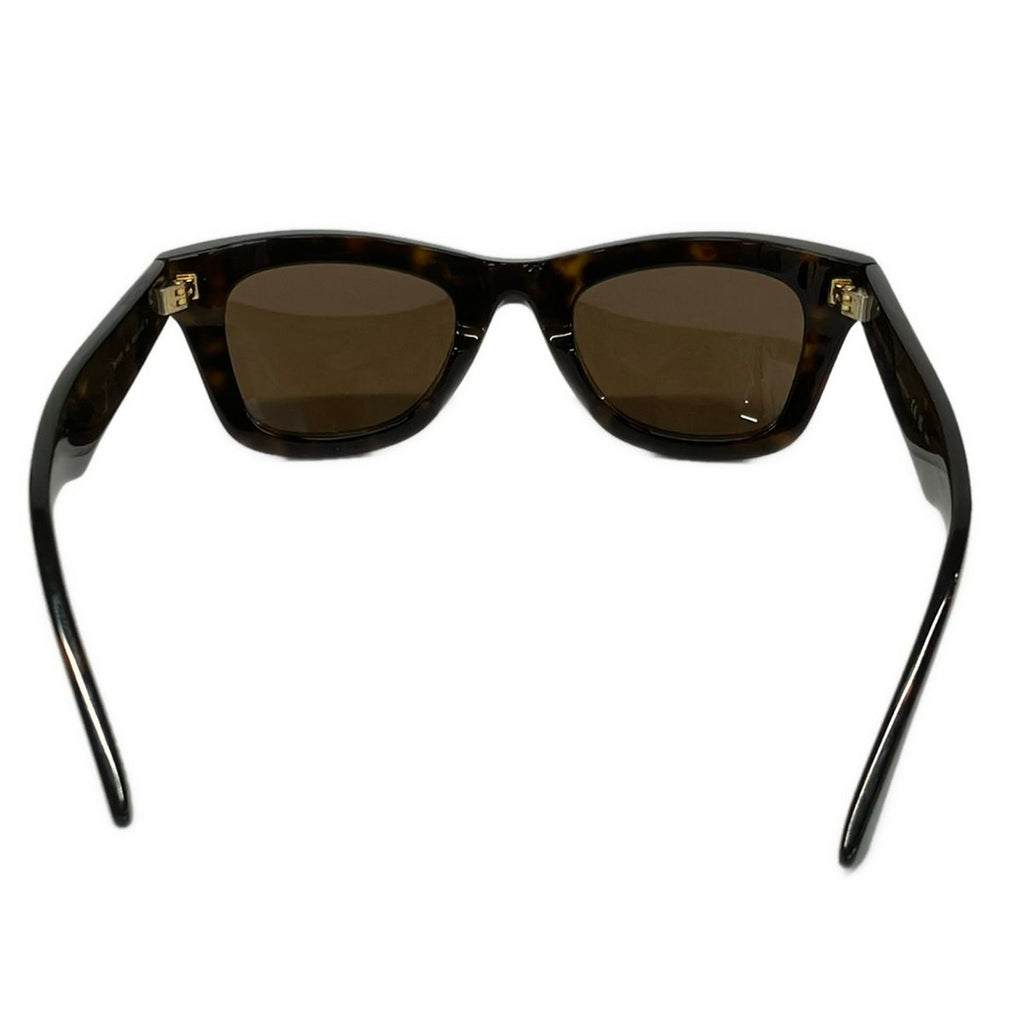 Bottega Veneta Sunglasses BV Dark Brown Beak Pattern Eyewear — view 3