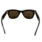 Bottega Veneta Sunglasses BV Dark Brown Beak Pattern Eyewear — view 3