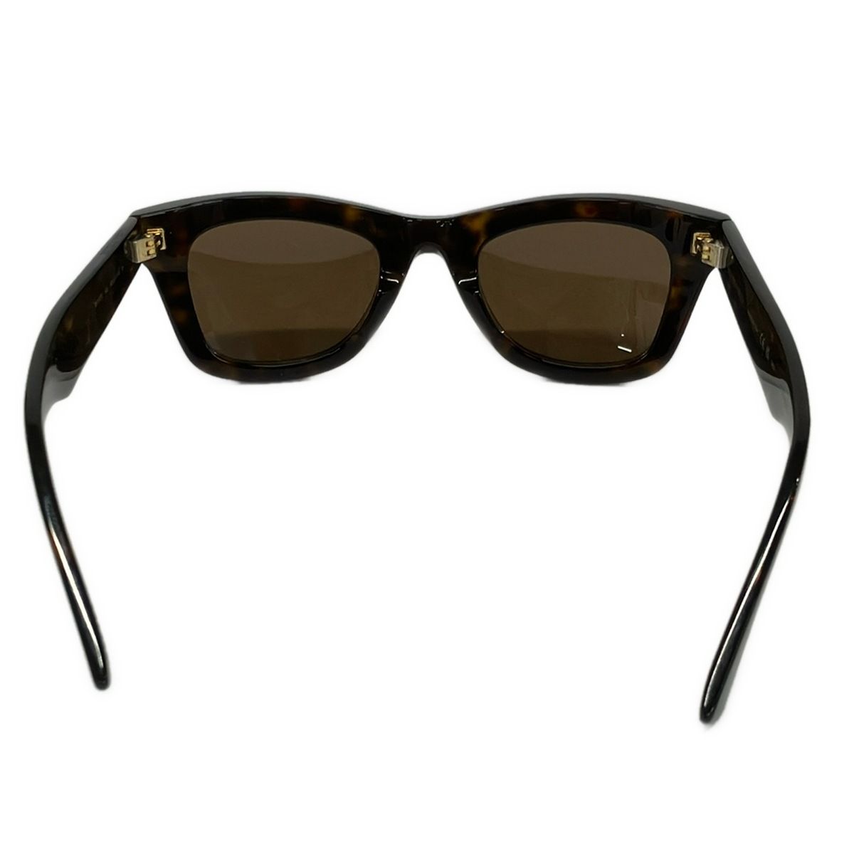 Bottega Veneta Sunglasses BV Dark Brown Beak Pattern Eyewear — view 3