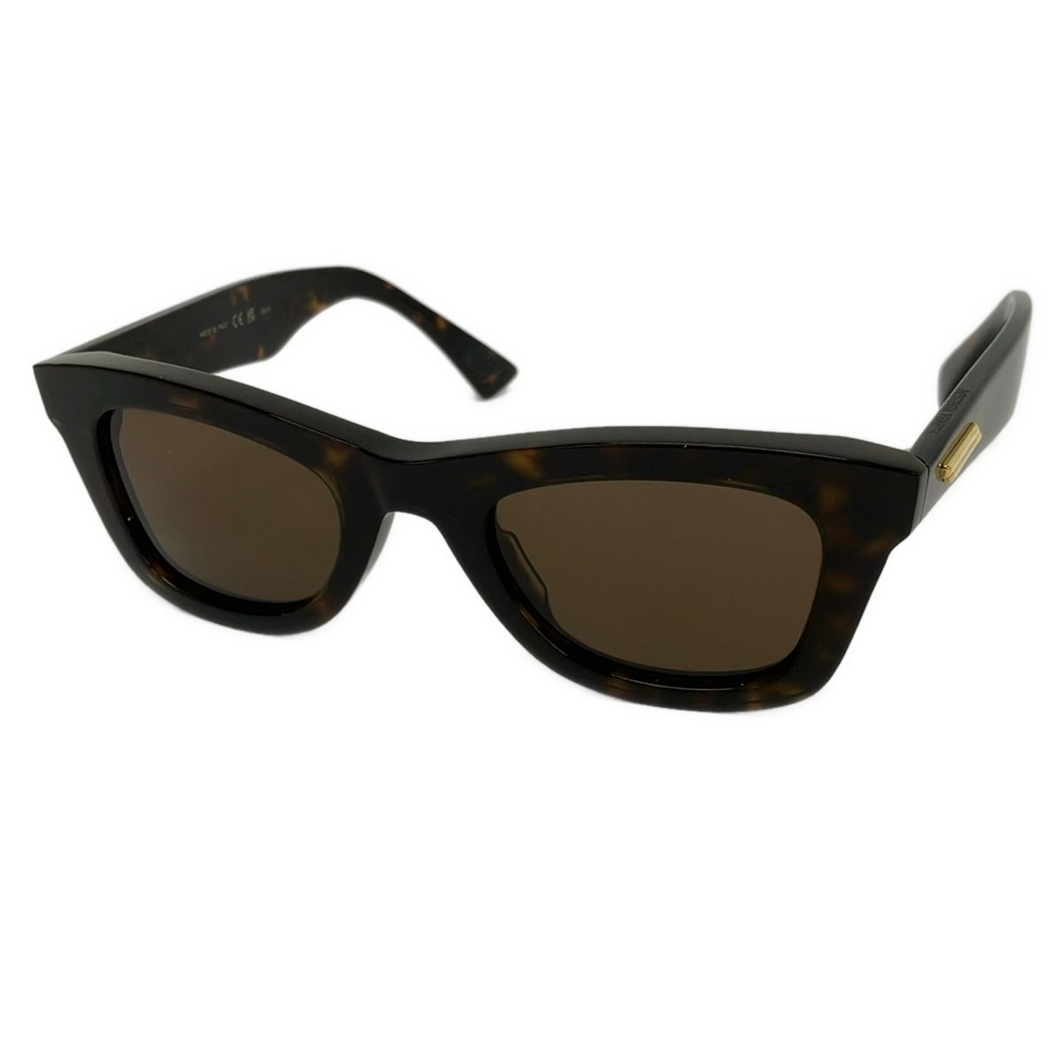 Bottega Veneta Sunglasses BV Dark Brown Beak Pattern Eyewear