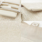 Fendi Beads Mamma Baguette FF Shoulder Bag White — view 9