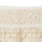 Dior Cotton Tweed Macro Cannage Long Skirt White Gold 34 — view 4