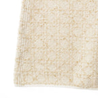 Dior Cotton Tweed Macro Cannage Long Skirt White Gold 34 — view 7